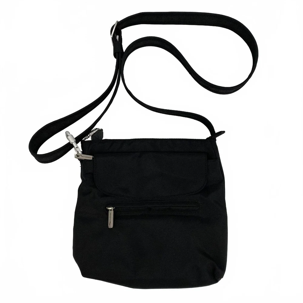 Travelon Black Crossbody Bag | Polyester OS,